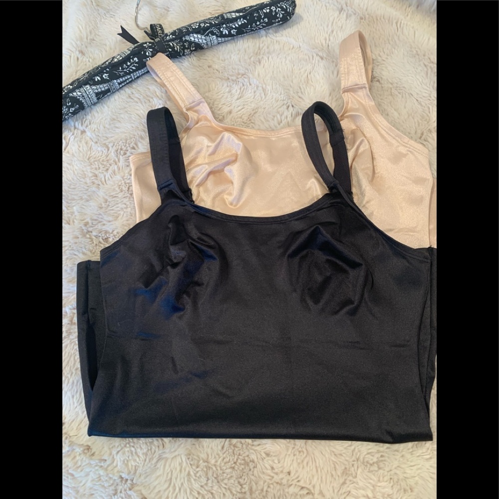2 Ruby Ribbon shaping camisoles